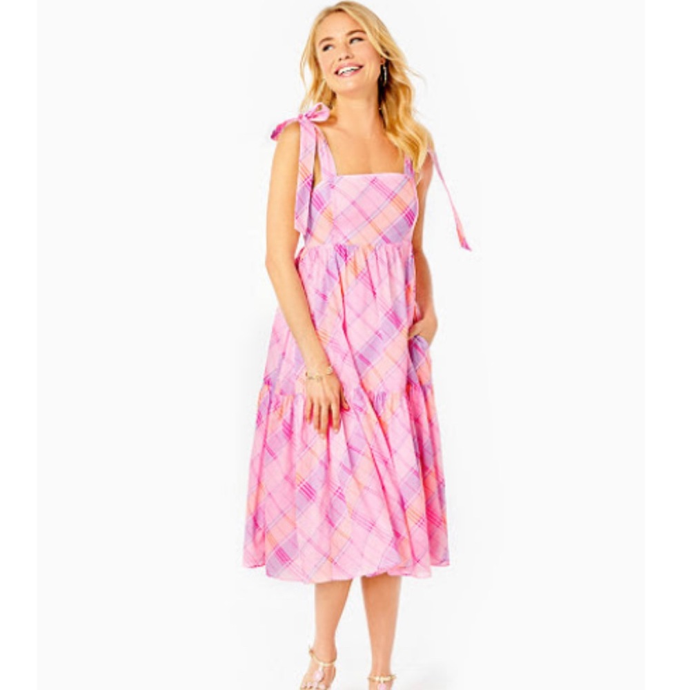 Lilly Pulitzer Anlee Cotton midi dress